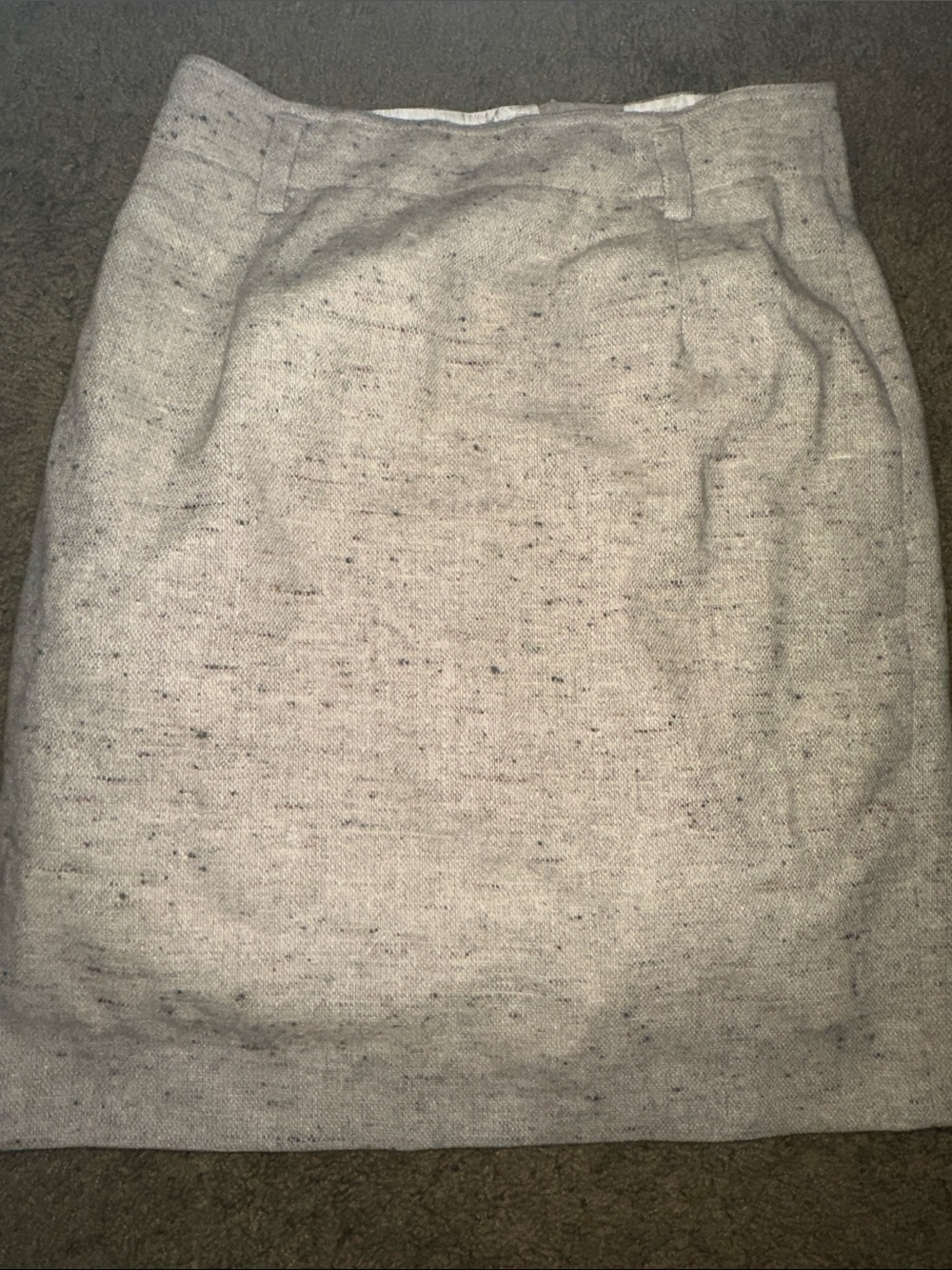 Classic Cream Tweed Pencil Skirt Liz Claiborne 6 Y2K vintage EUC 6P